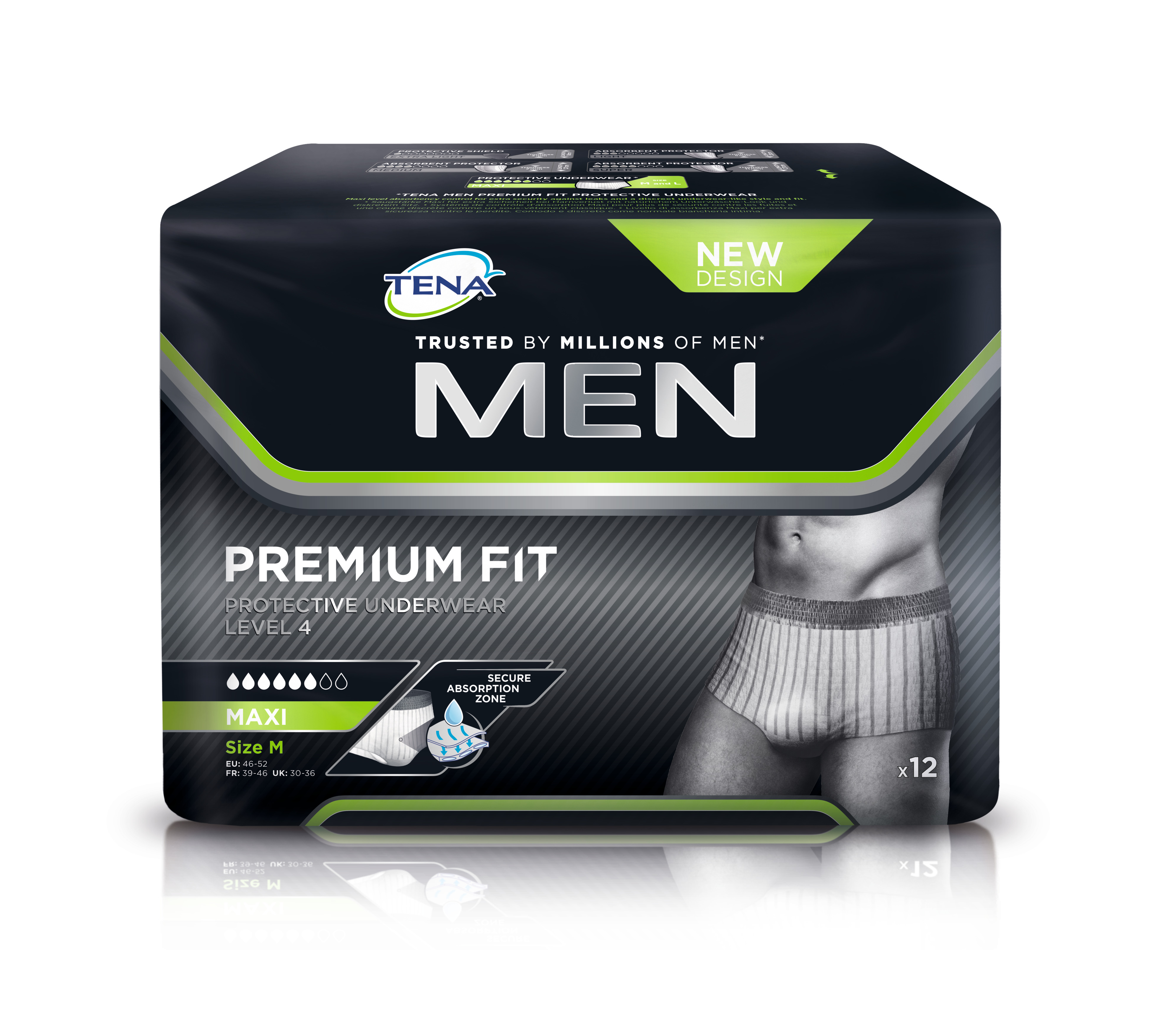 TENA Men Premium Fit Protective Underwear, image principale