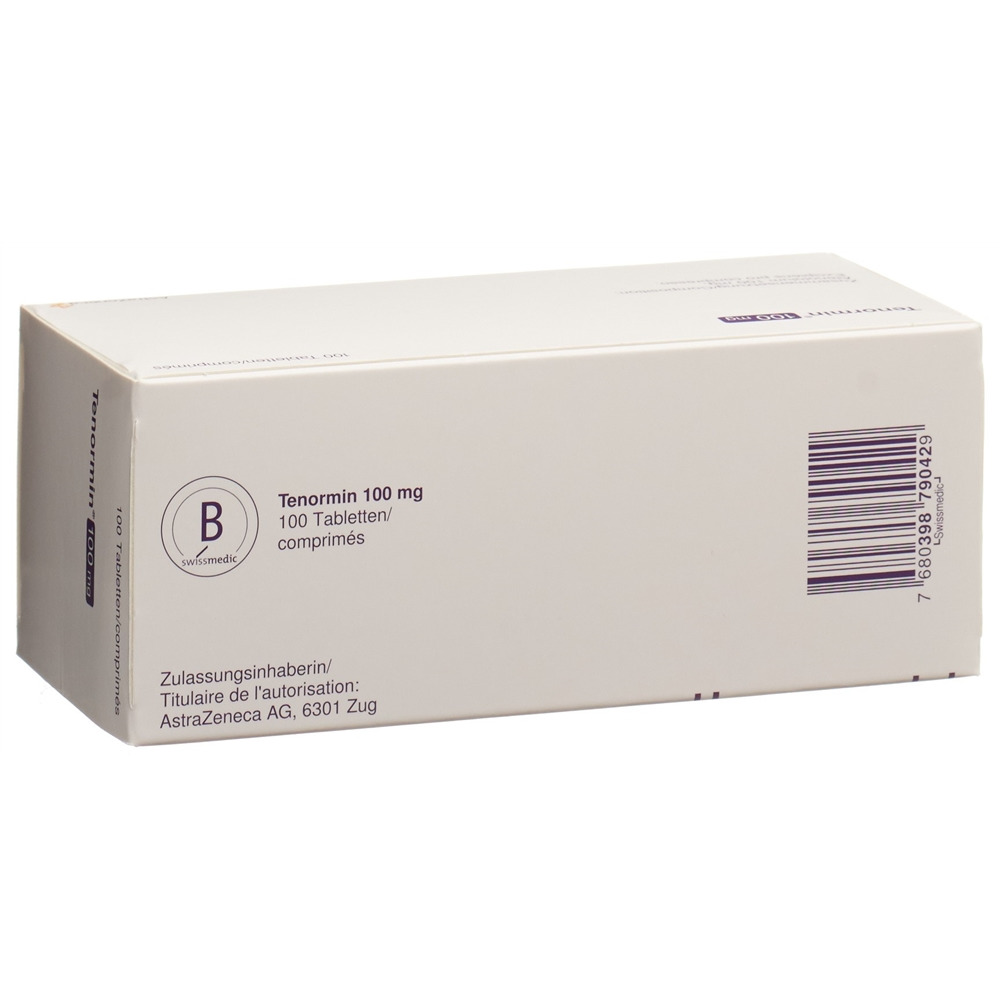 TENORMIN cpr 100 mg blist 100 pce, image 2 sur 2