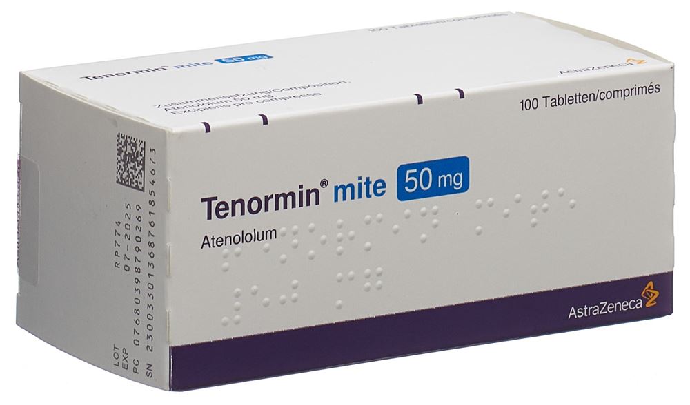 TENORMIN mite 50 mg, image principale