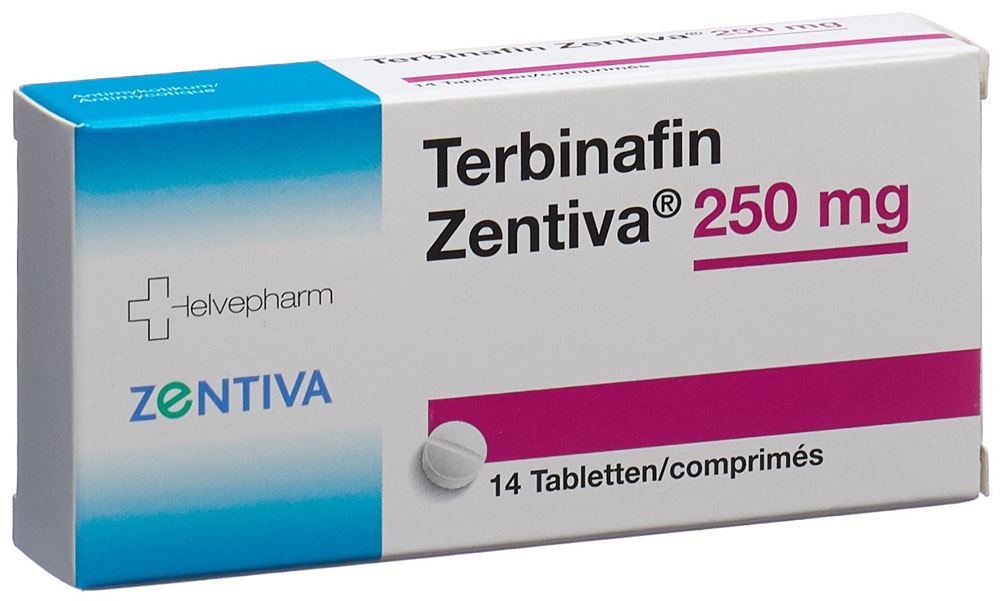 TERBINAFINE Zentiva 250 mg, Hauptbild