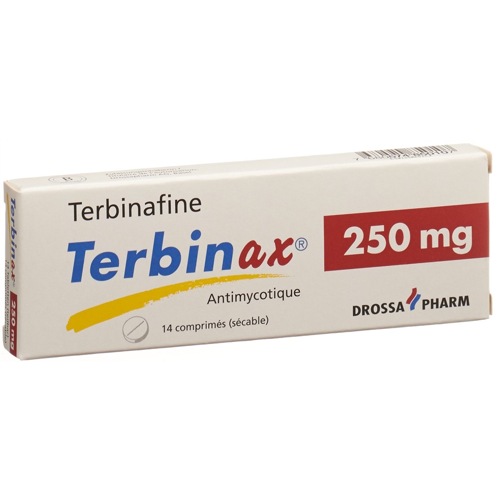 TERBINAX cpr 250 mg blist 14 pce, image 2 sur 2