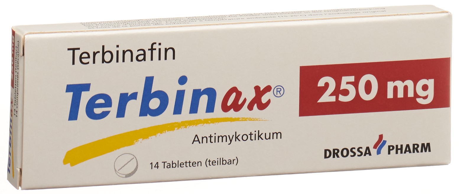 TERBINAX cpr 250 mg blist 28 pce, image principale