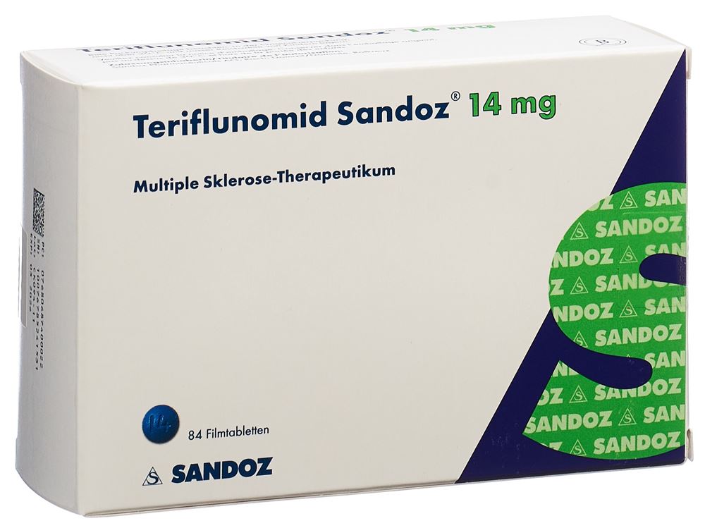 TERIFLUNOMID Sandoz 14 mg, Hauptbild TERIFLUNOMID Sandoz 14 mg, Hauptbild