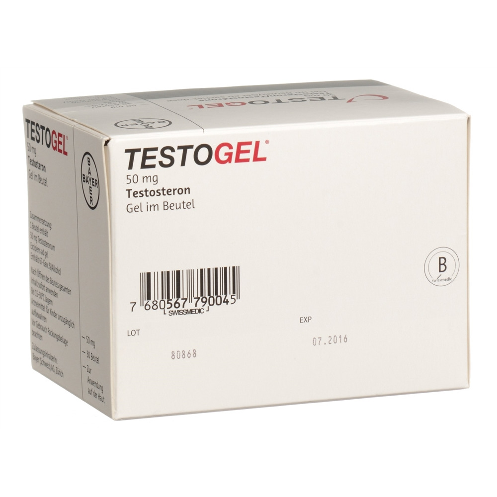 TESTOGEL Gel 50 mg/5g Btl 5 g, Bild 2 von 2