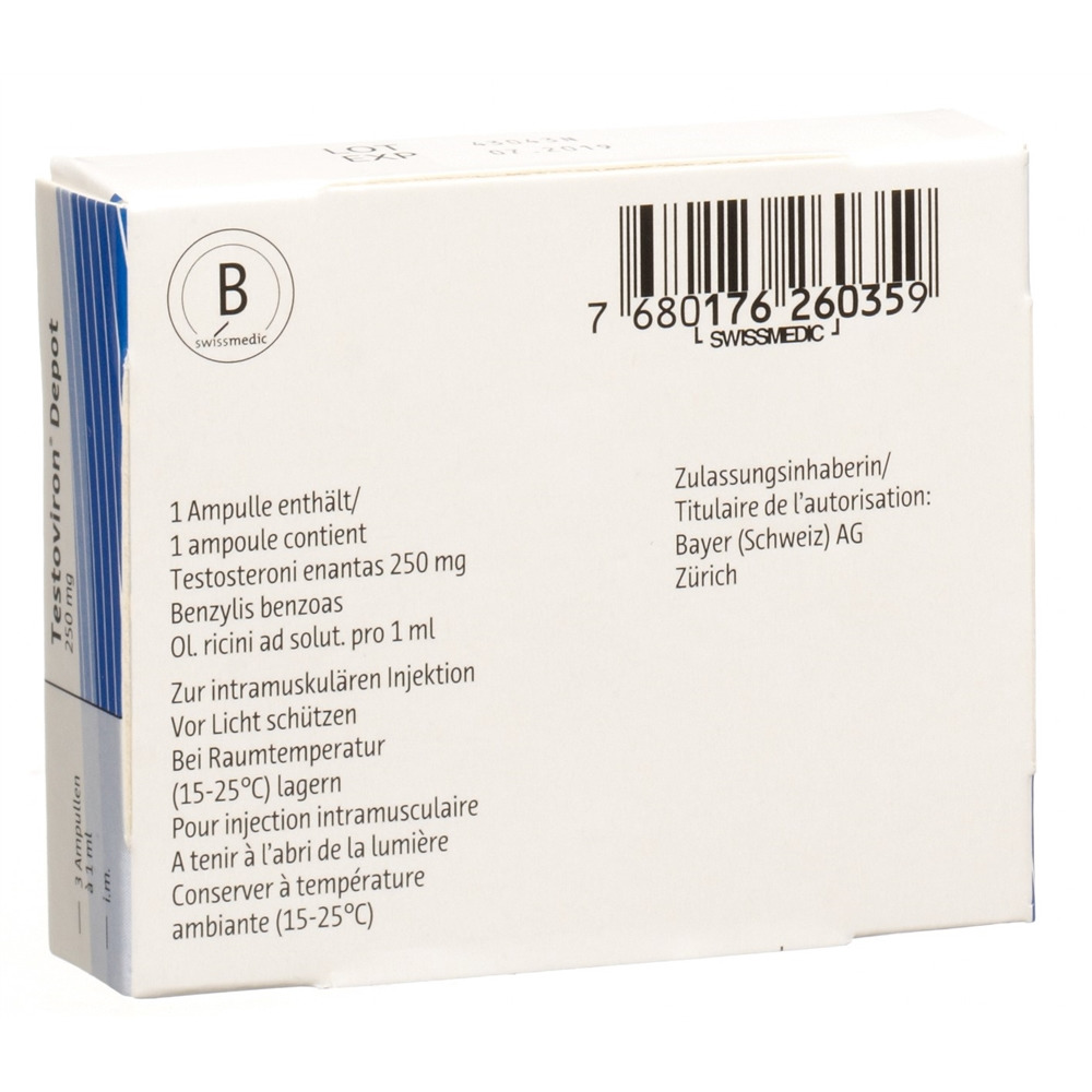 TESTOVIRON Depot 250 mg, Bild 2 von 2