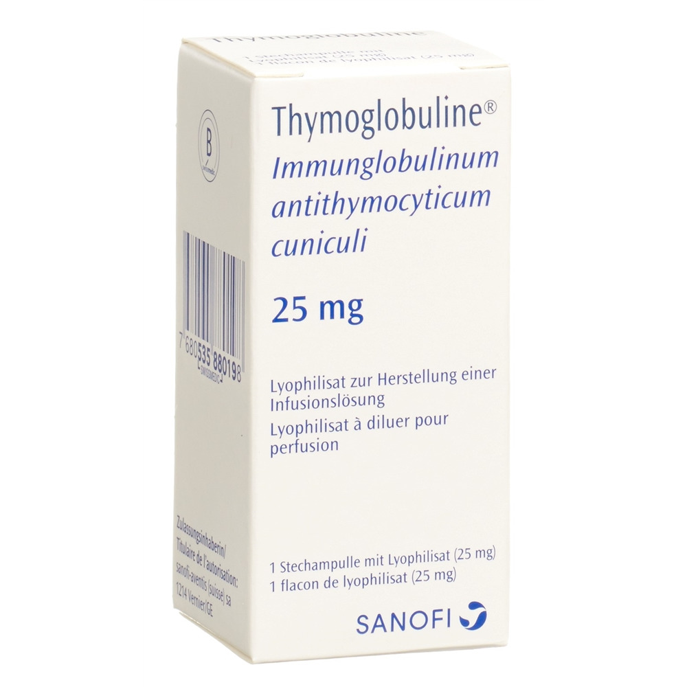 THYMOGLOBULINE Trockensub 25 mg Durchstf 1 Stk, Hauptbild