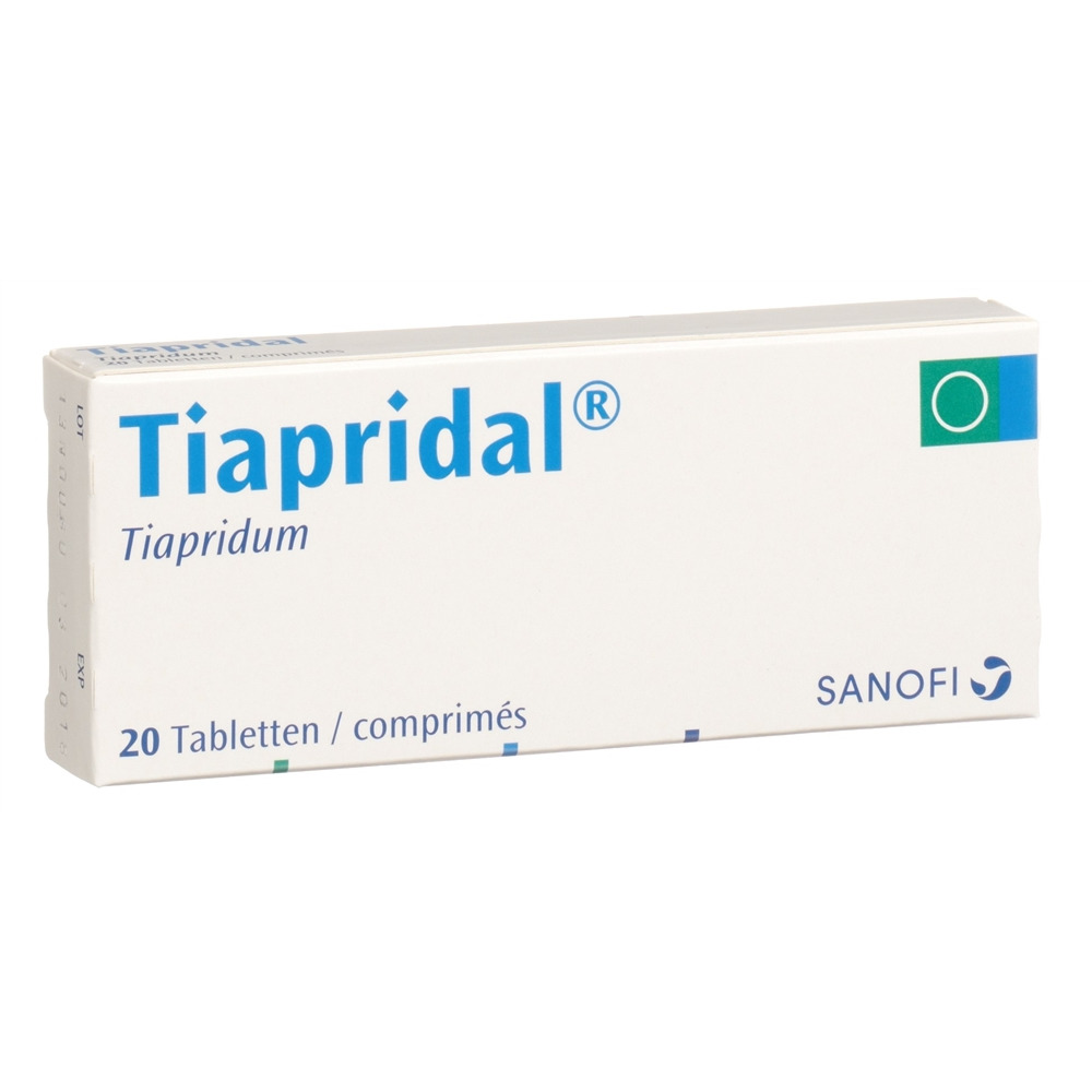 TIAPRIDAL Tabl 100 mg Blist 20 Stk, Hauptbild