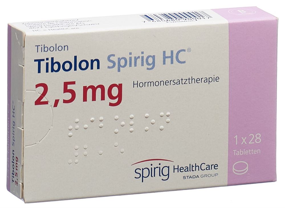 TIBOLONE Spirig HC 2.5 mg, Hauptbild