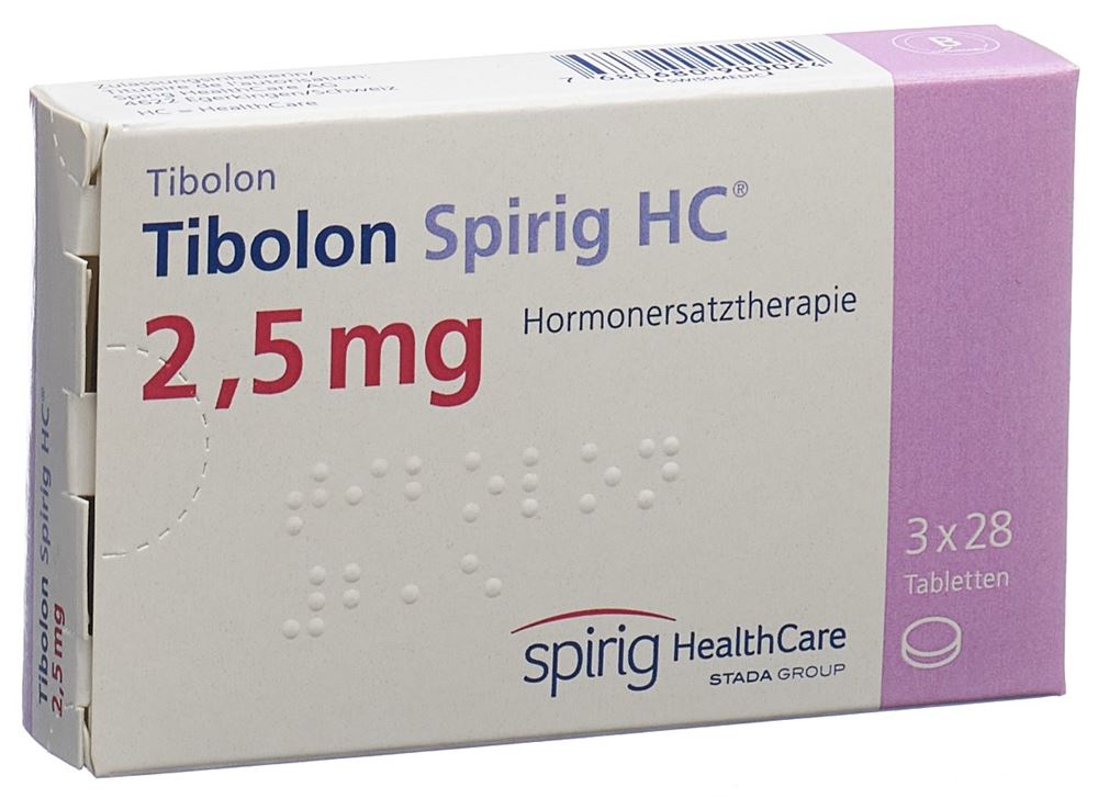 TIBOLONE Spirig HC 2.5 mg, Hauptbild