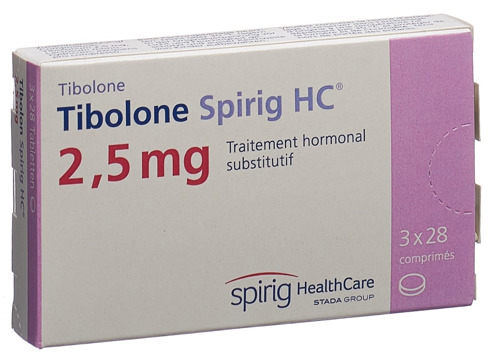 TIBOLONE Spirig HC 2.5 mg, image 2 sur 2