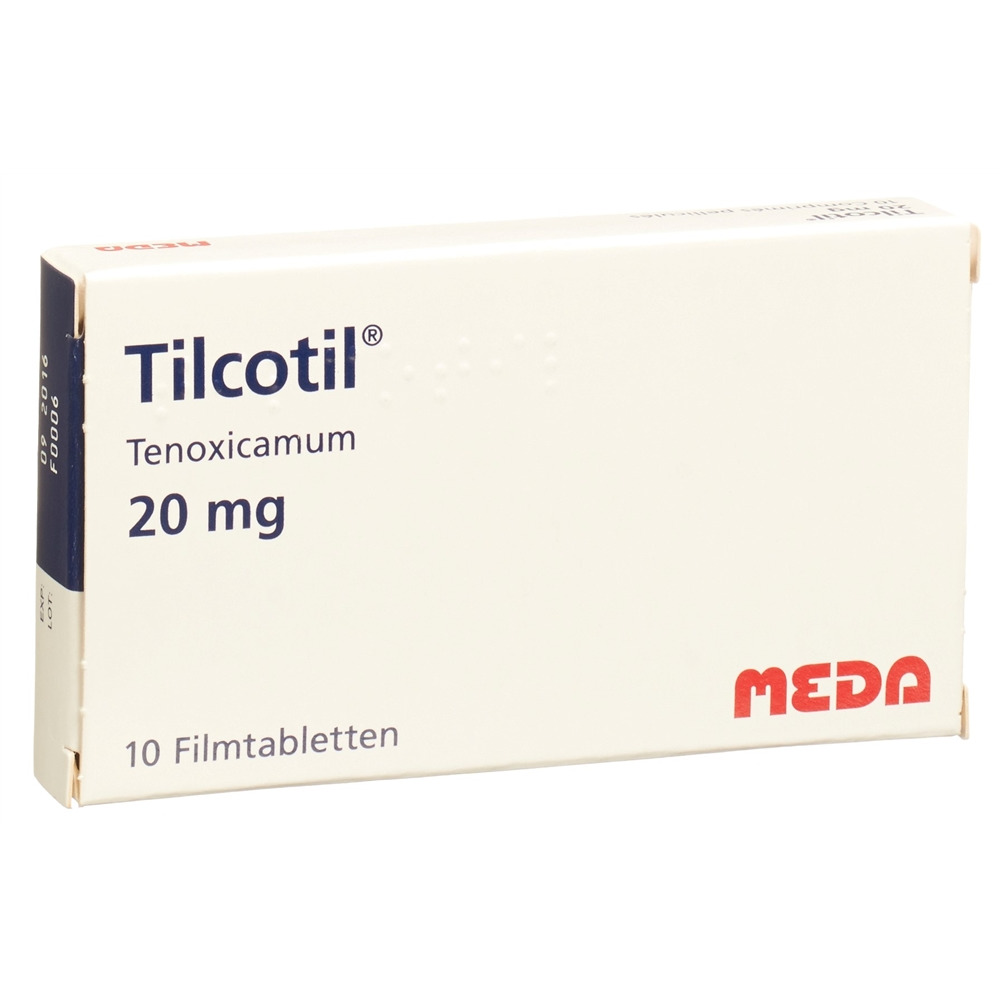 TILCOTIL cpr pell 20 mg blist 10 pce, image principale