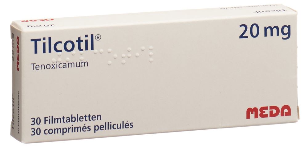 TILCOTIL Filmtabl 20 mg Blist 30 Stk, Hauptbild