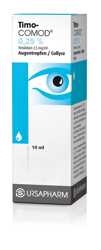 TIMO-COMOD gtt opht 0.25 % fl 10 ml, image principale
