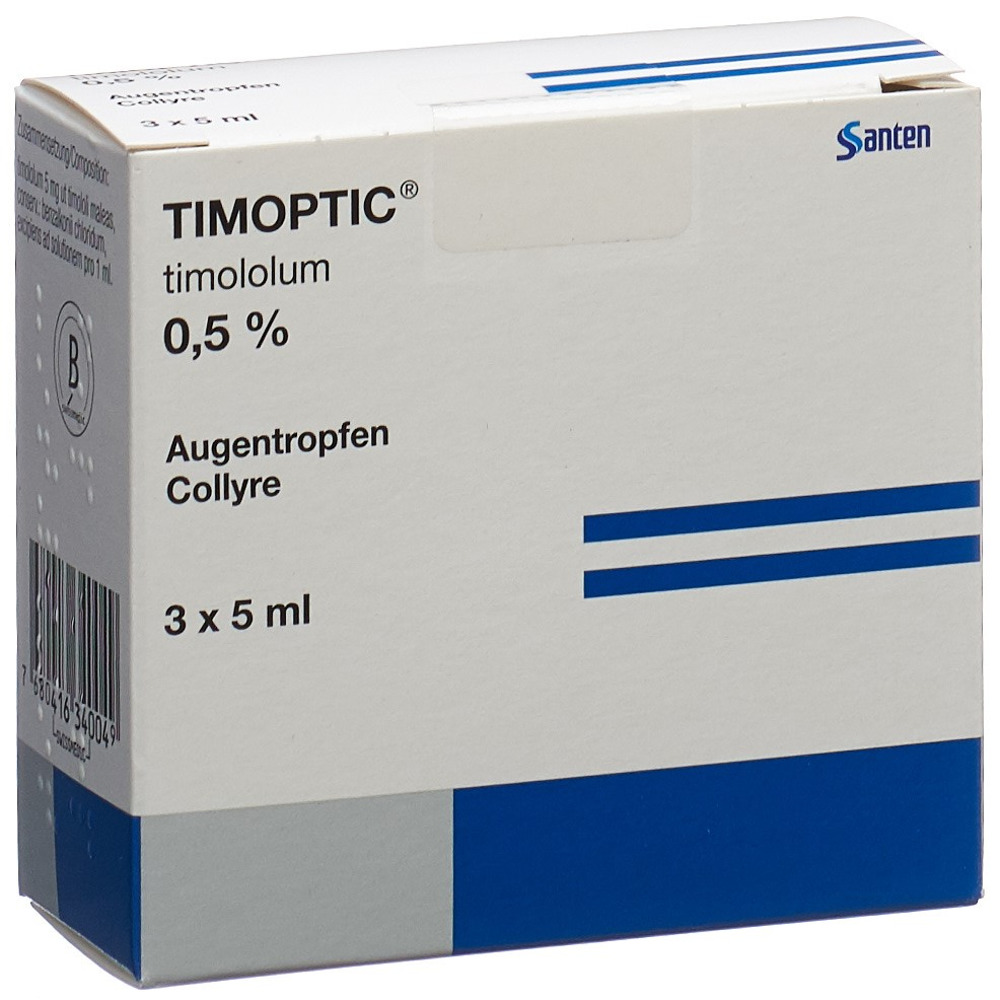TIMOPTIC Gtt Opht 0.5 % Fl 5 ml, Bild 2 von 2