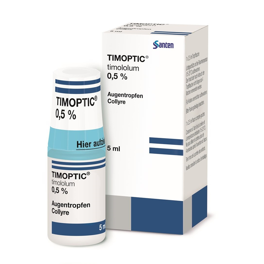 TIMOPTIC gtt opht 0.5 % fl 5 ml, image principale