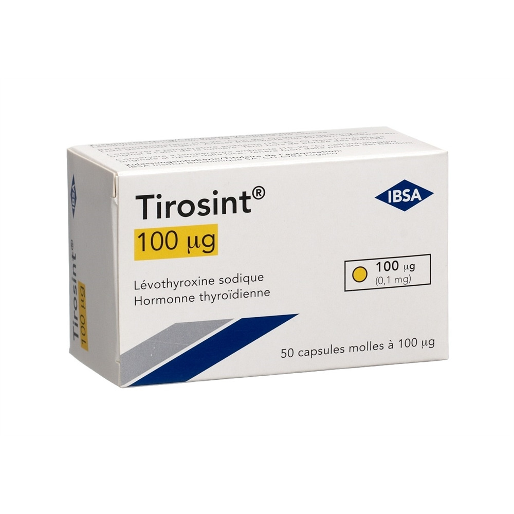 TIROSINT caps moll 100 mcg blist 50 pce, image 2 sur 2