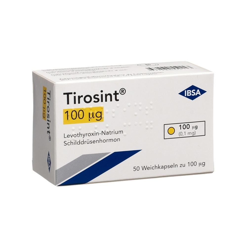 TIROSINT caps moll 100 mcg blist 50 pce, image principale