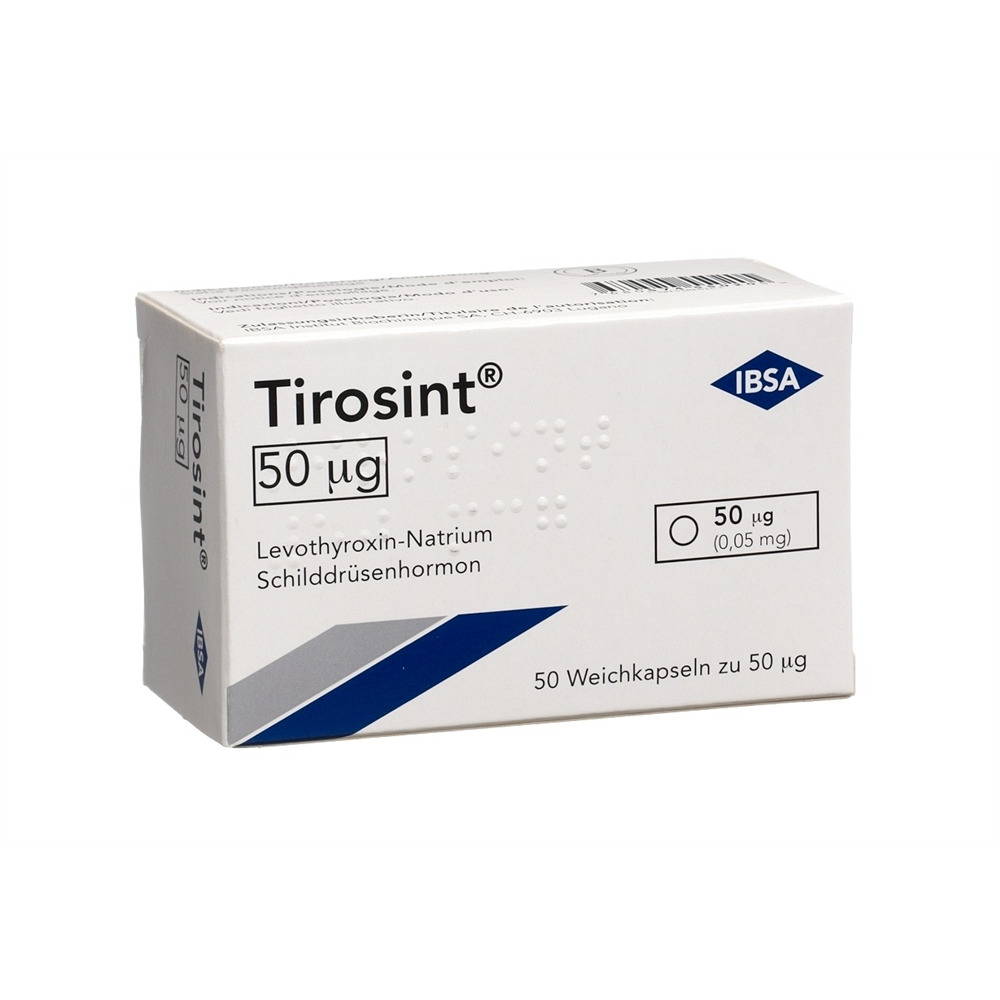 TIROSINT caps moll 50 mcg blist 50 pce, image principale