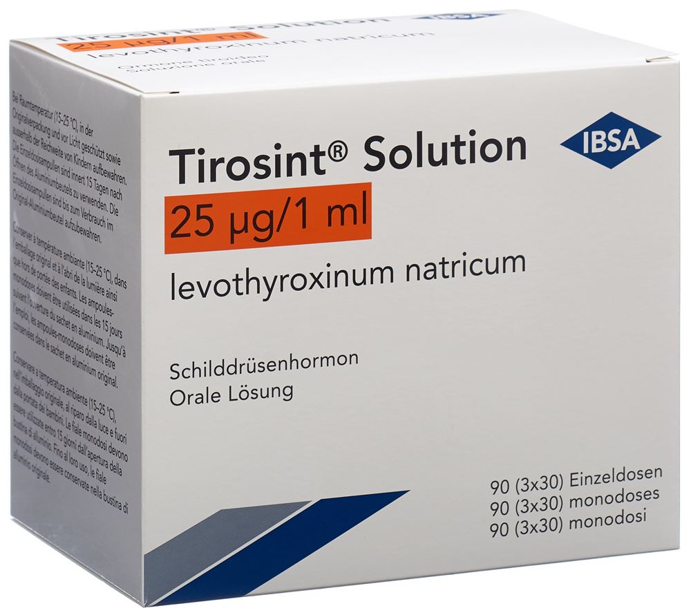 TIROSINT Solution 25 mcg, Hauptbild