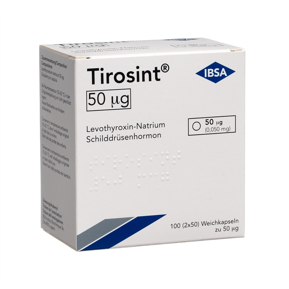 TIROSINT Weichkaps 50 mcg Blist 100 Stk, Hauptbild
