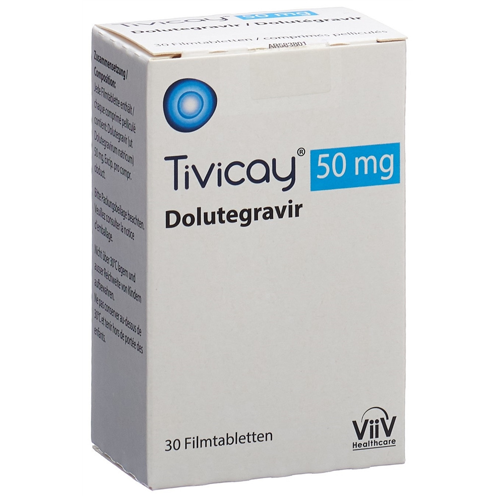 TIVICAY cpr pell 50 mg bte 30 pce, image principale