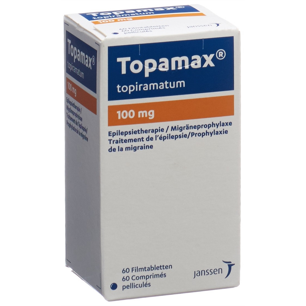 TOPAMAX cpr pell 100 mg bte 60 pce, image principale