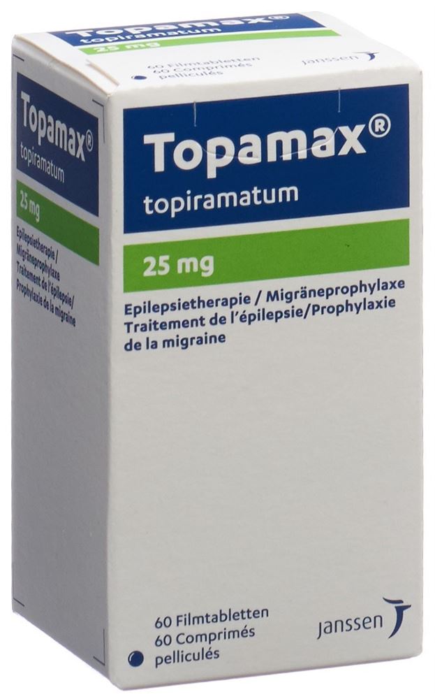 TOPAMAX Filmtabl 25 mg Ds 60 Stk, Hauptbild