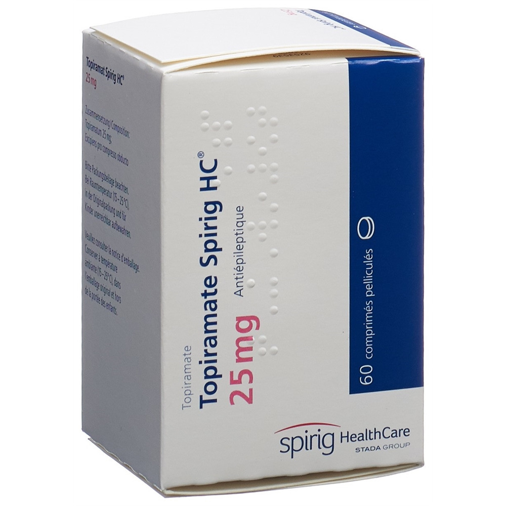 TOPIRAMATE Spirig HC 25 mg, image 2 sur 2