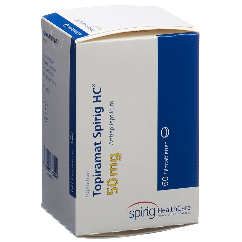 TOPIRAMATE Spirig HC 50 mg, image principale
