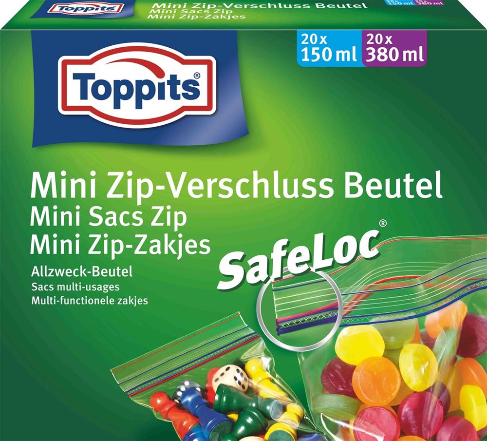 Mini Zip Verschlussbeutel