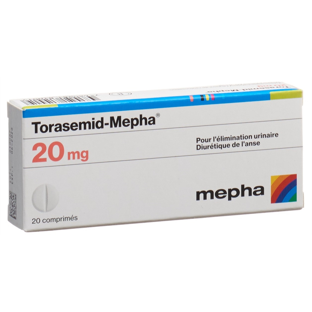 TORASEMIDE Mepha 20 mg, Bild 2 von 2