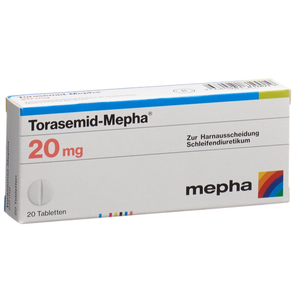 TORASEMIDE Mepha 20 mg, Hauptbild