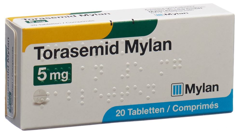 TORASEMIDE Mylan 5 mg, image principale