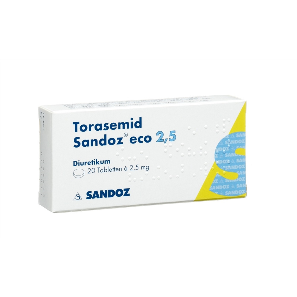 TORASEMIDE eco 2.5 mg, Hauptbild