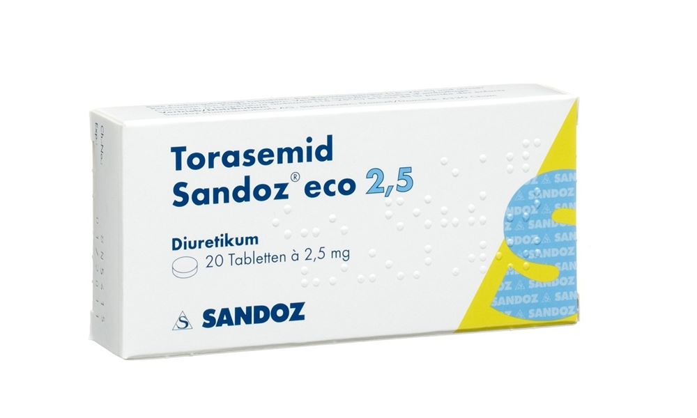 TORASEMIDE eco 2.5 mg, Hauptbild