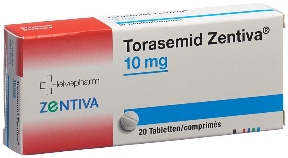 TORASEMIDE Zentiva 10 mg, Hauptbild