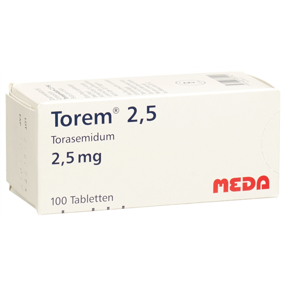 TOREM cpr 2.5 mg blist 100 pce, image principale