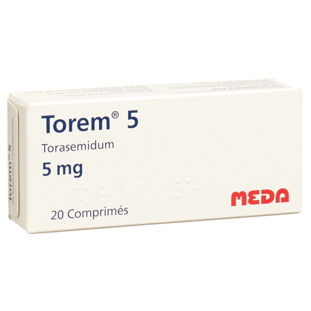 TOREM cpr 5 mg blist 20 pce, image 2 sur 2