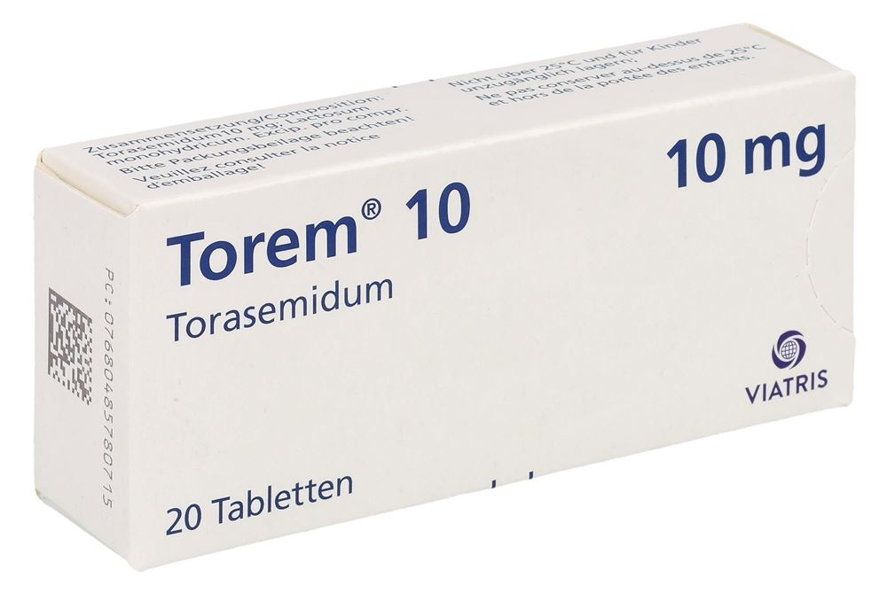TOREM Tabl 10 mg Blist 20 Stk, Hauptbild