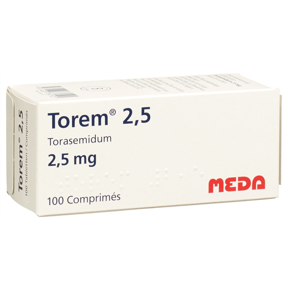 TOREM Tabl 2.5 mg Blist 100 Stk, Bild 2 von 2