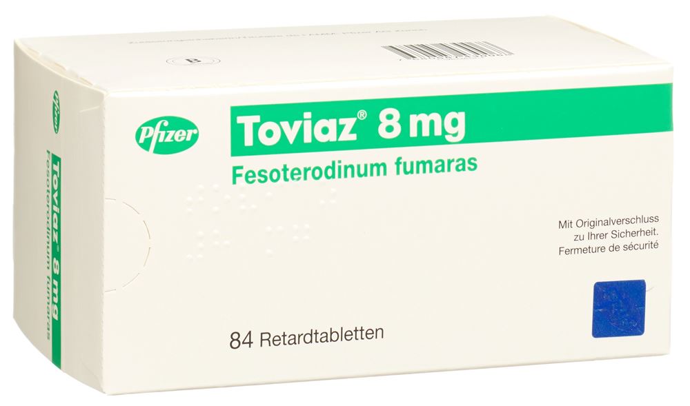 Toviaz cpr ret 8 mg blist 84 pce, image principale