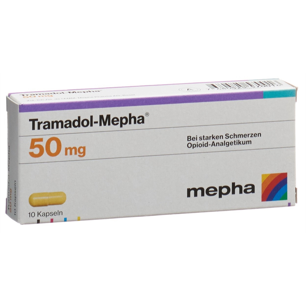 TRAMADOL Mepha 50 mg, Hauptbild