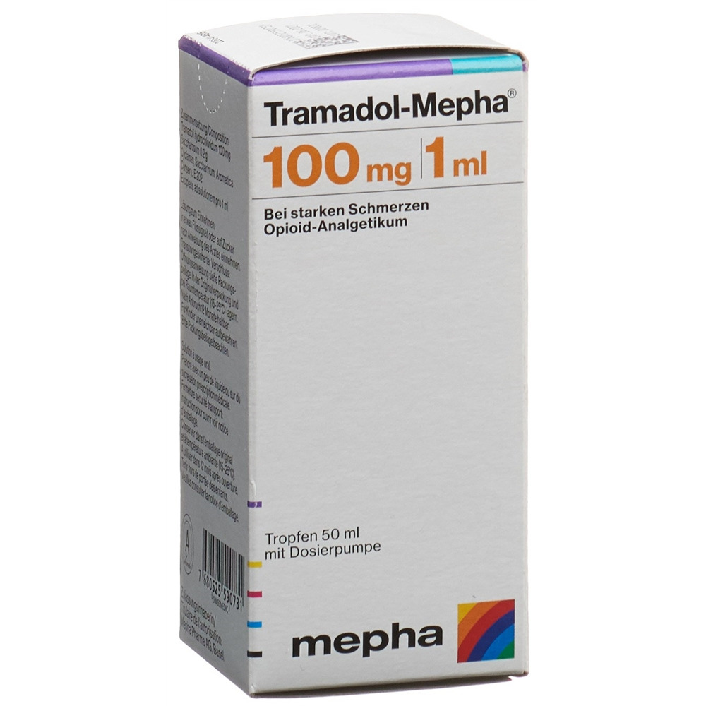 TRAMADOL Mepha 100 mg/ml, Hauptbild