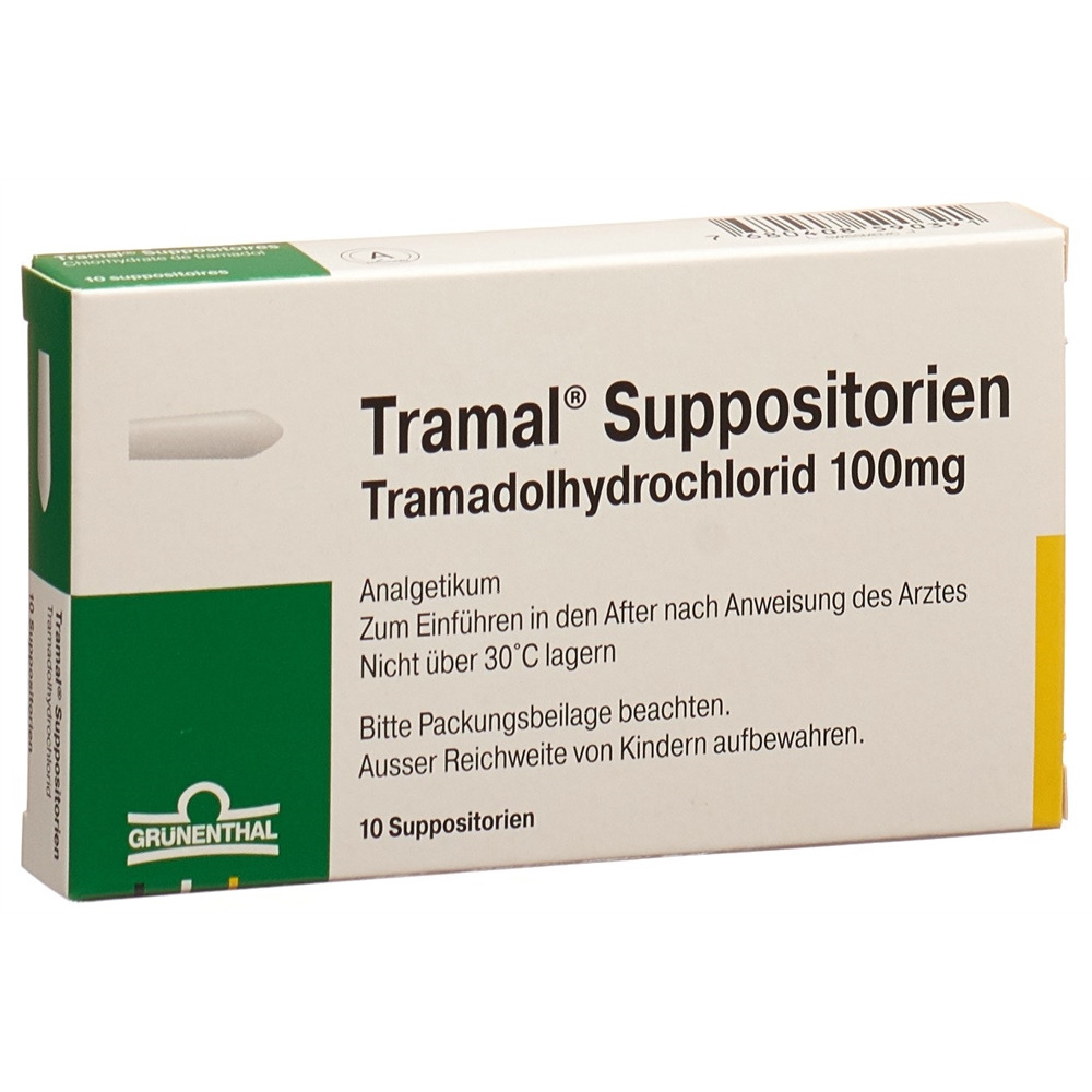 TRAMAL supp 100 mg 10 pce, image principale