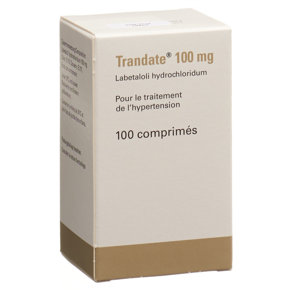 TRANDATE cpr 100 mg bte 100 pce, image 2 sur 2