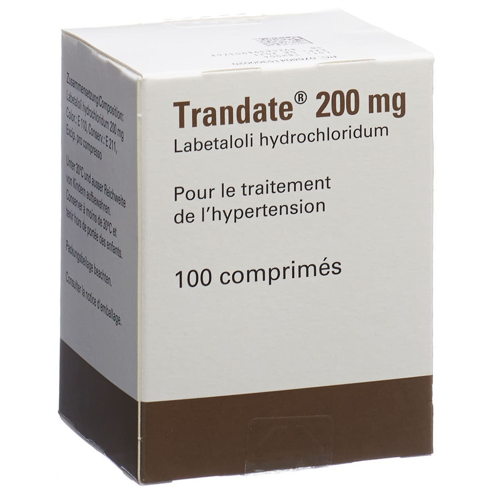 TRANDATE cpr 200 mg bte 100 pce, image 2 sur 2