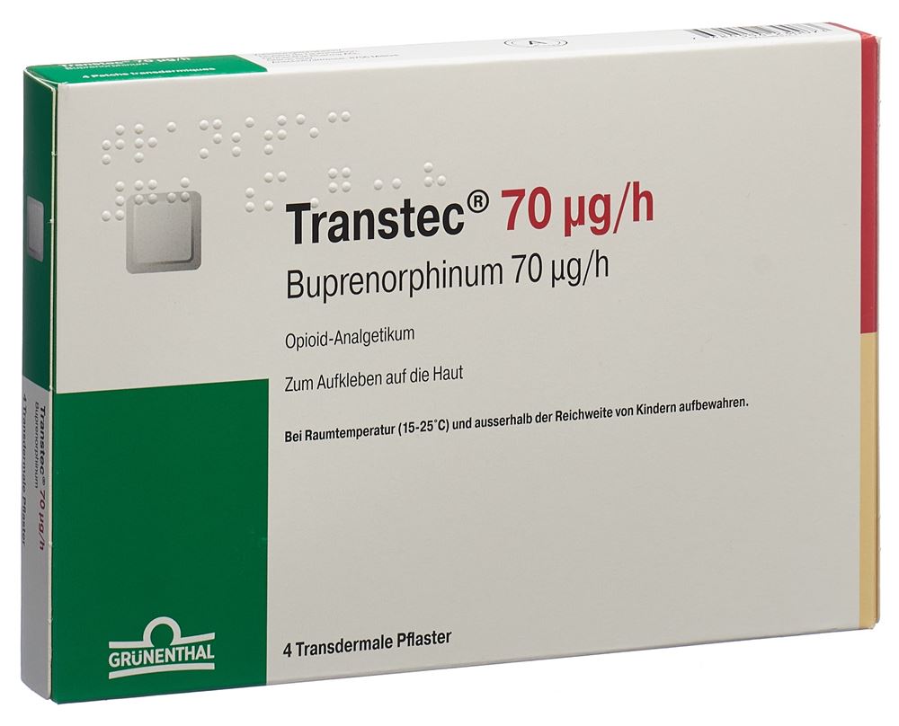 TRANSTEC Matrixpfl 70 mcg/h Btl 4 Stk