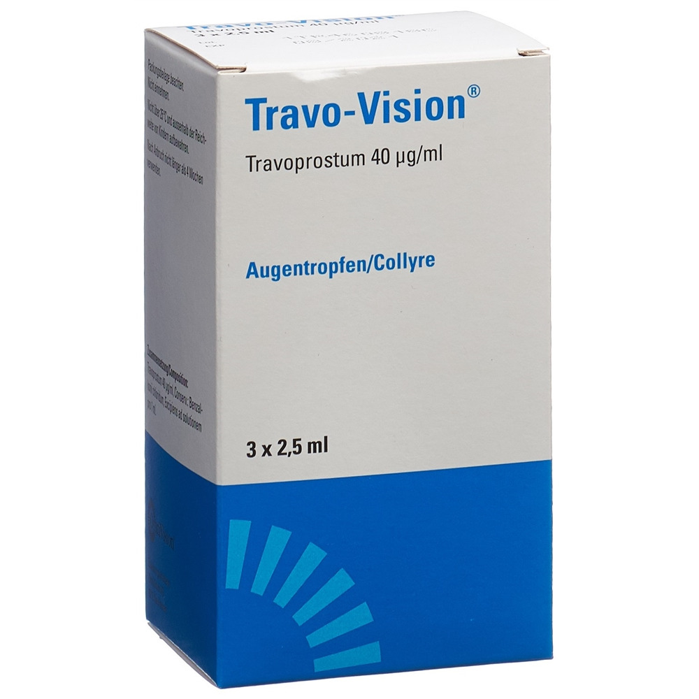 TRAVO Gtt Opht 40 mcg/ml Fl 2.5 ml, Hauptbild