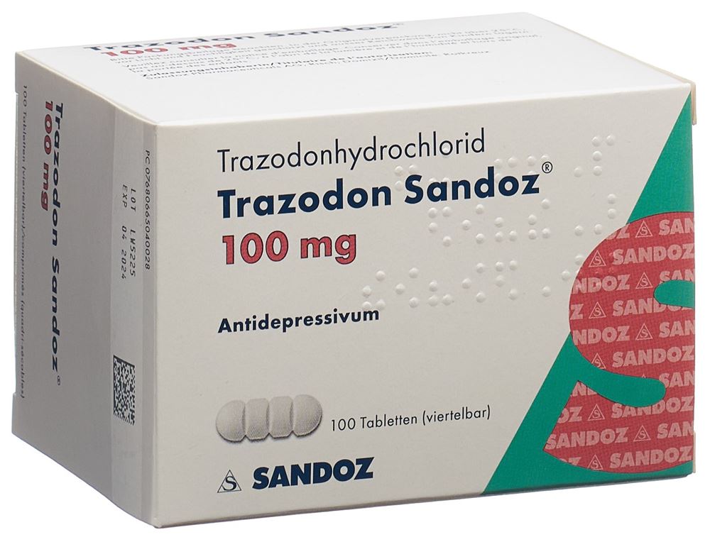 TRAZODONE Sandoz 100 mg, Hauptbild