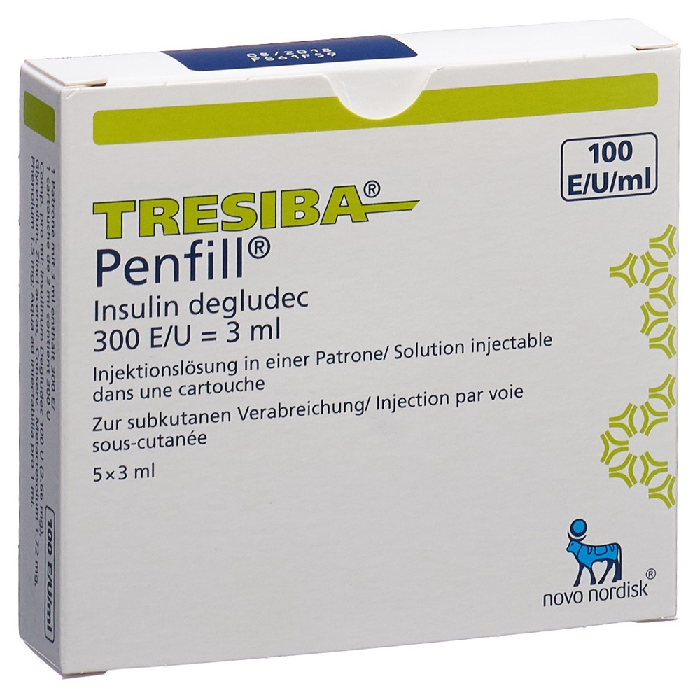 TRESIBA Penfill 100 E/ml, Hauptbild